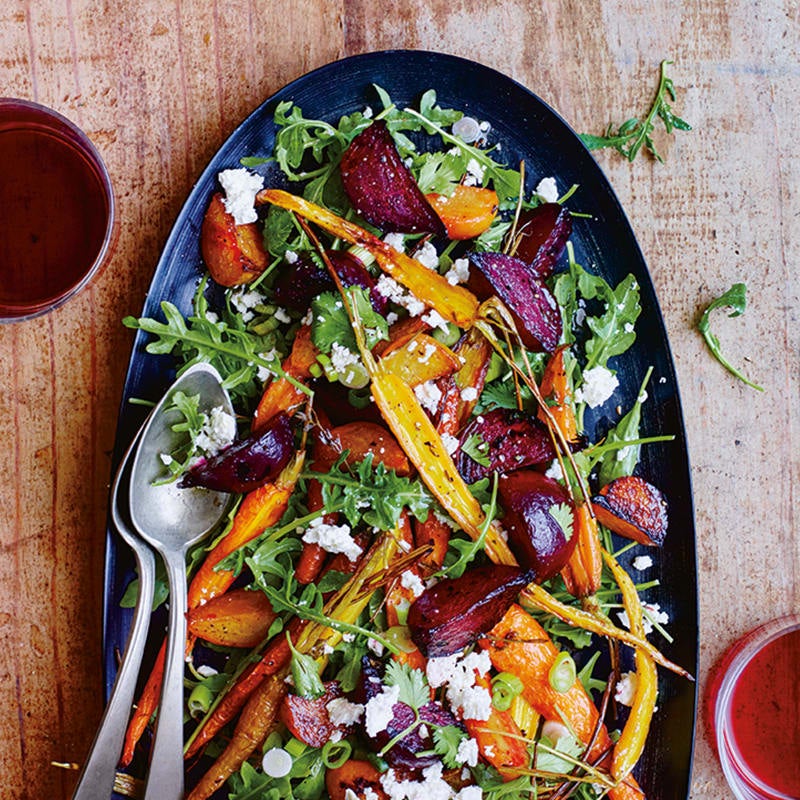 Karotten-Rucola-Salat mit Bunter Bete