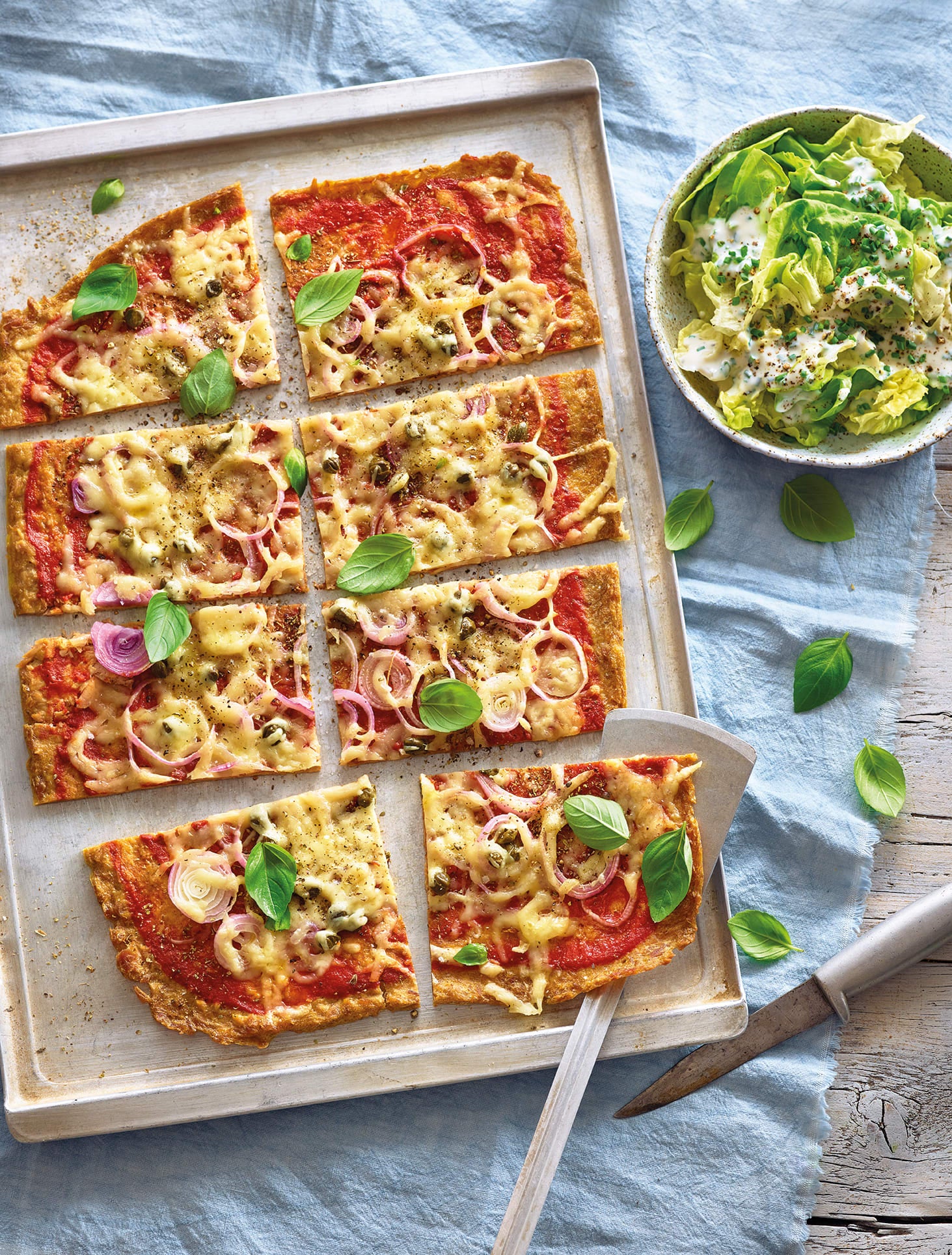 Low Carb Thunfisch-Pizza