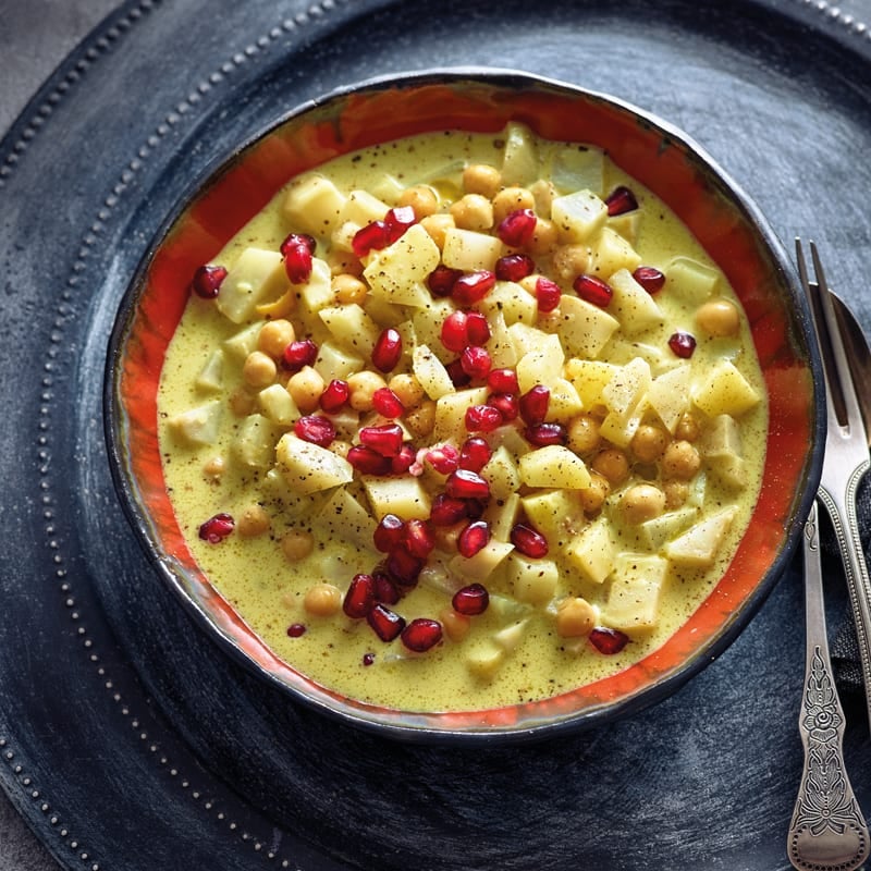 Foto Herbstliches Currygemüse mit Kichererbsen by Andi Schweiger von WW