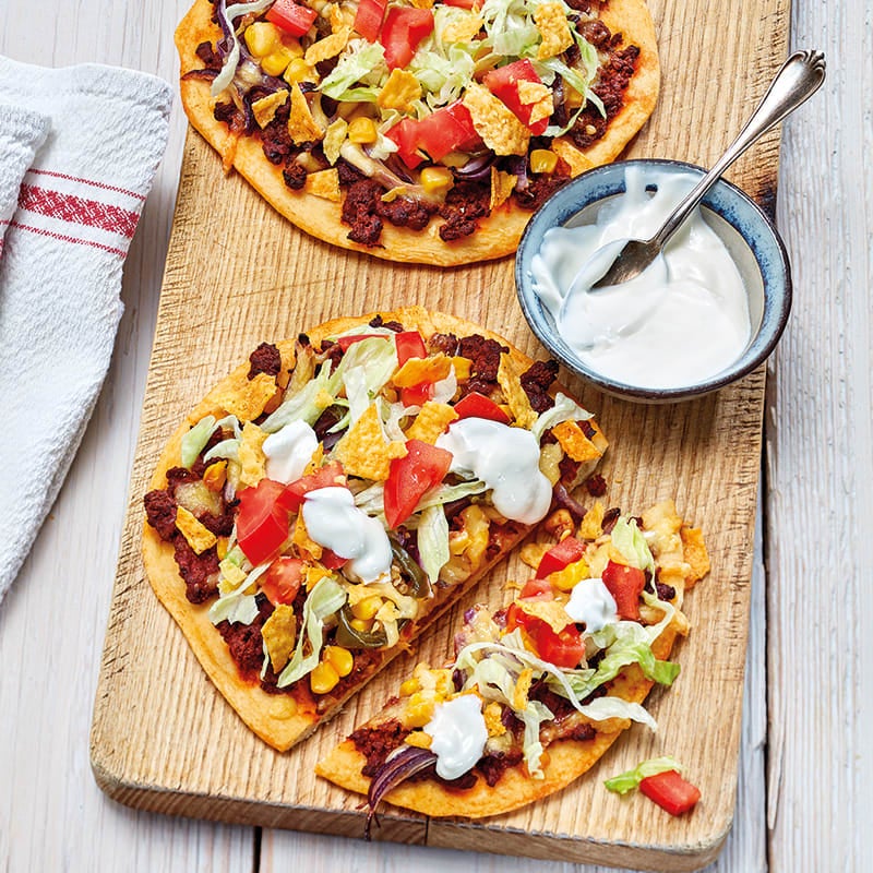 Taco-Pizza Mexican Style